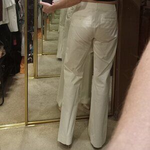 Victoria's Secret Body by Victoria The Christie Fit Pants size 4 in cream white